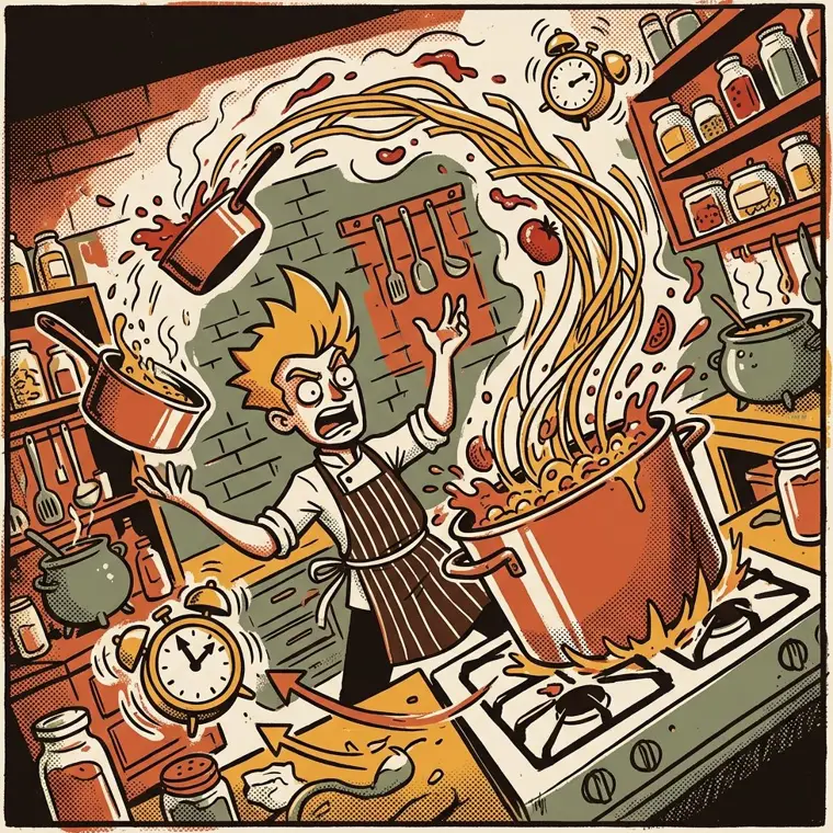 Key art for Pasta Panic